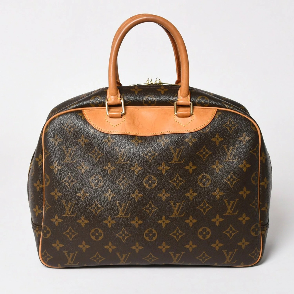 LOUIS VUITTON Deauville handbag Monogram brown